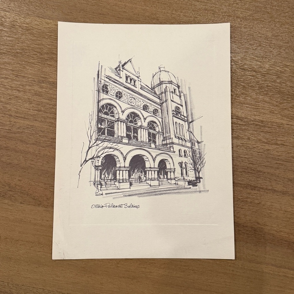 Vintage Set of Toronto Architectural Art Prints – 11-Piece Landmark Set